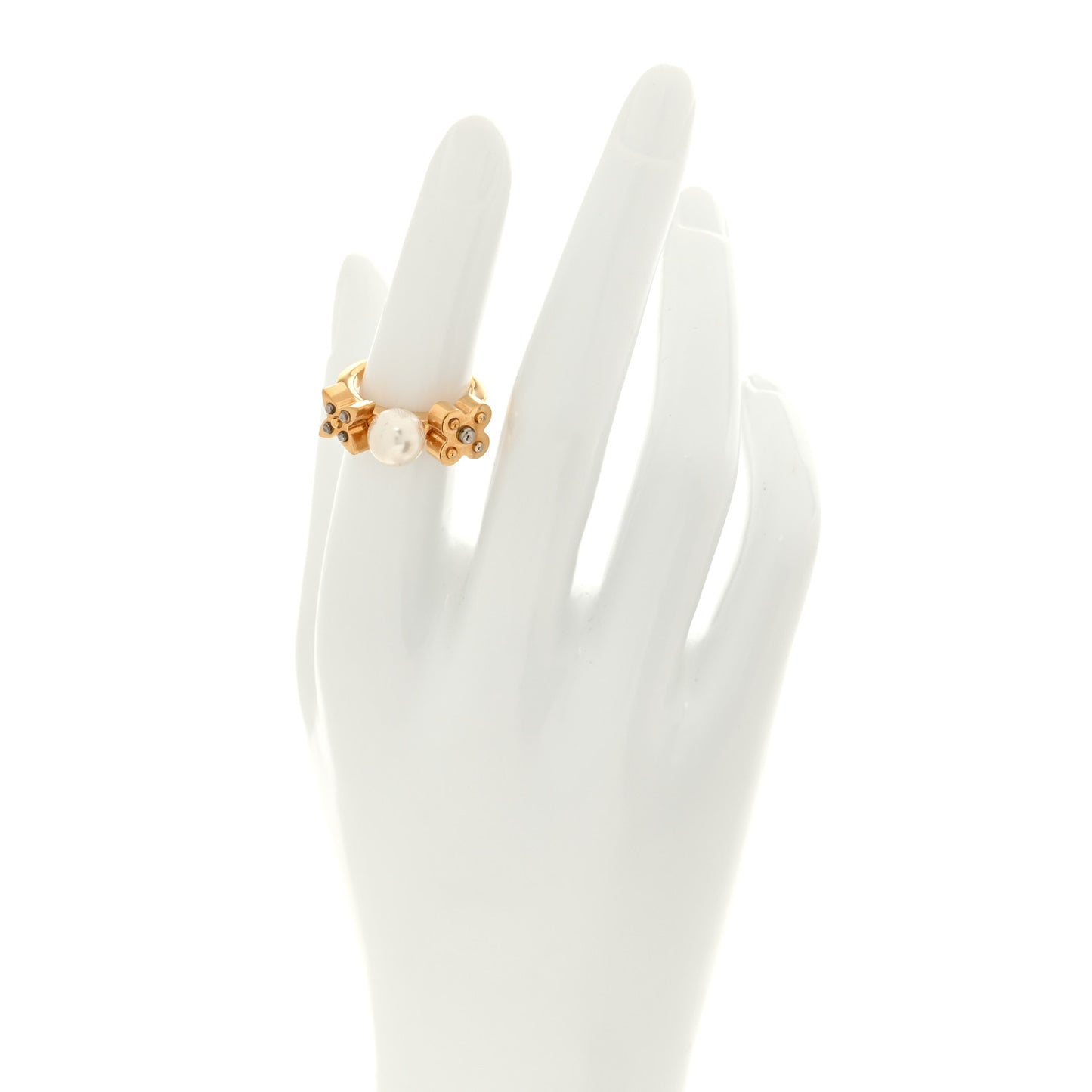 Charmy Pearl Ring S 50 5.5 Gold