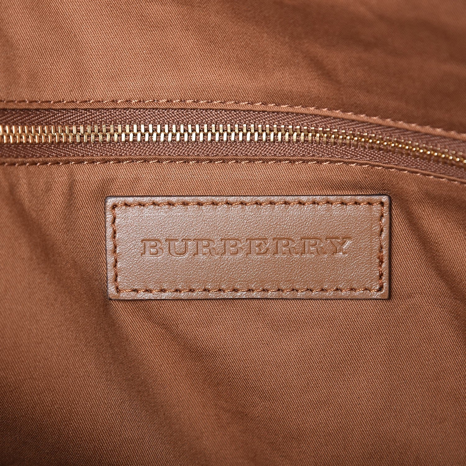 Burberry Haymarket Check Medium Salisbury Tote Camel 6 of 7
