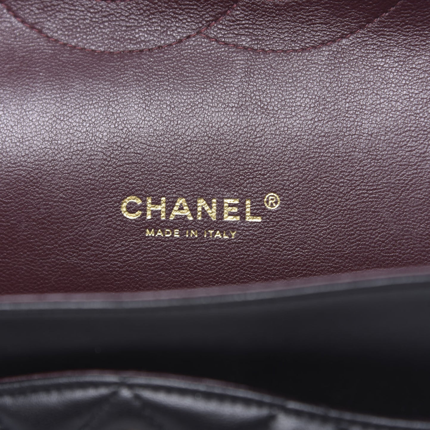 Lambskin Quilted Maxi Double Flap Black