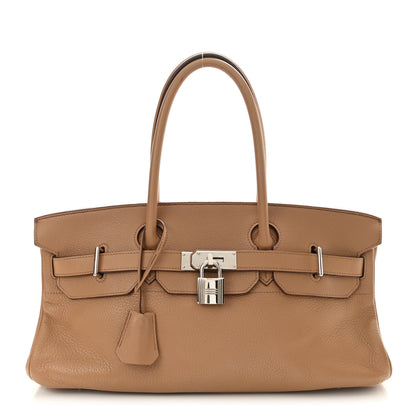 Hermes Taurillon Clemence JPG Birkin 42 Biscuit 1 of 11