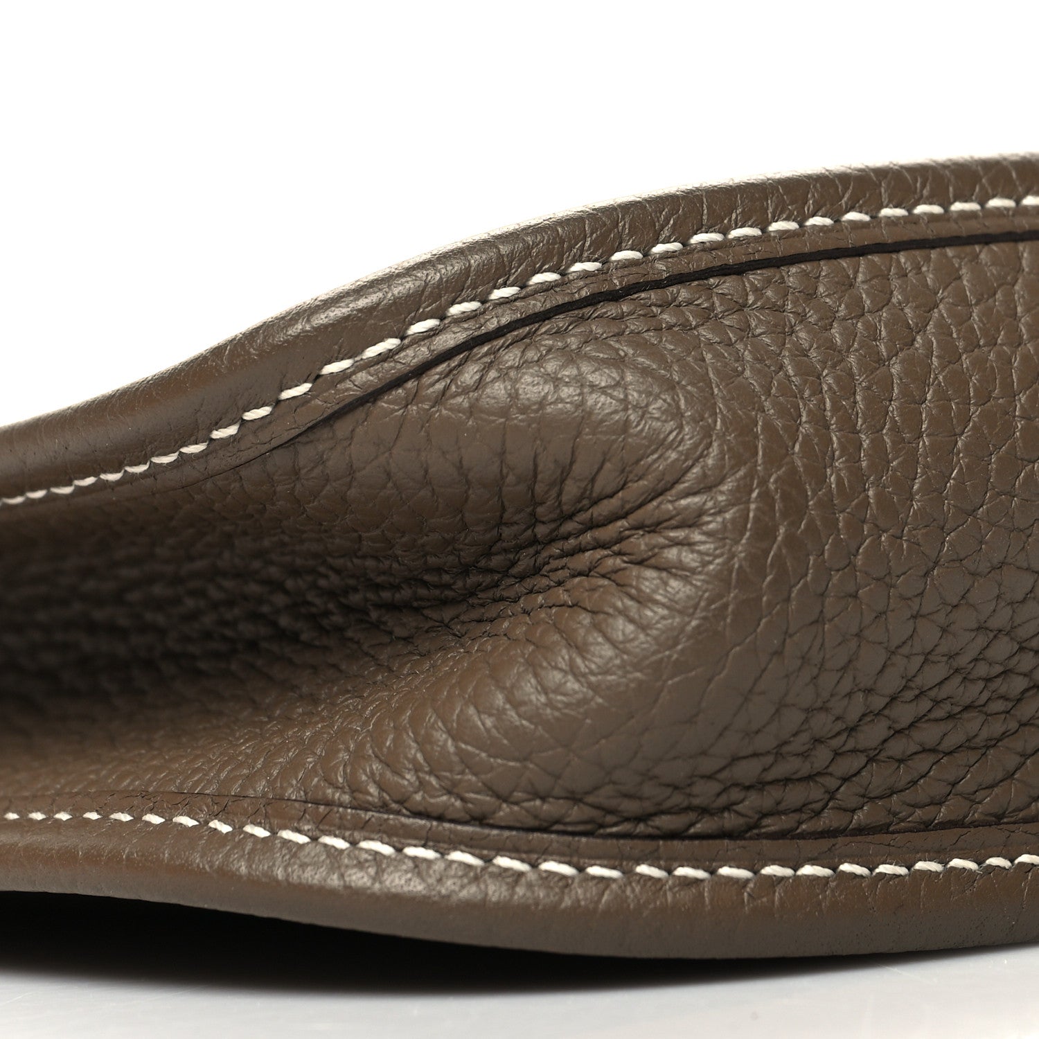 Hermes Taurillon Clemence Amazone Evelyne TPM Etoupe Bleu Indigo 8 of 10