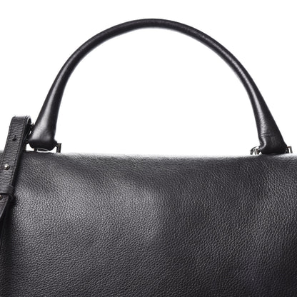 Givenchy Grained Calfskin Medium Shark Lock Satchel Black 14 of 14