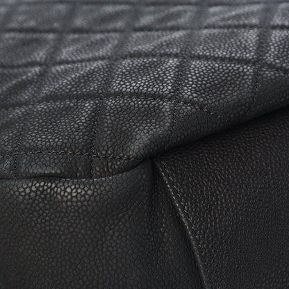 Chanel Iridescent Caviar Quilted Country Chic Hobo Black 11 of 11