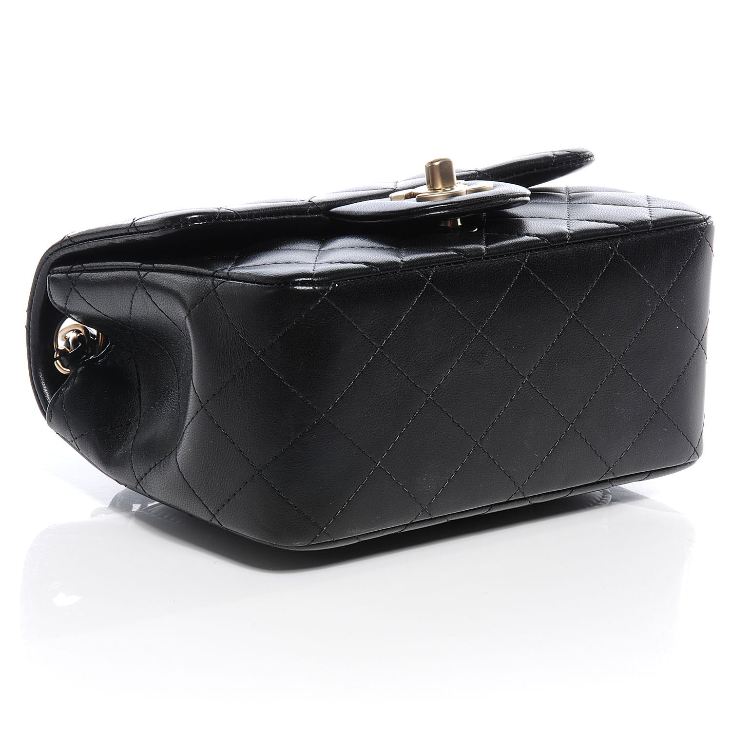 Chanel Lambskin Mini Square Flap Black 4 of 8