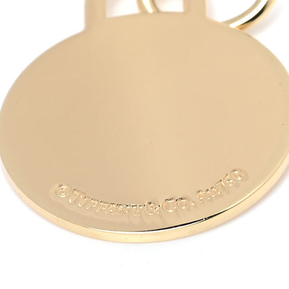 Tiffany 18K Yellow Gold Notes Large Letter A Disc Charm Pendant 3 of 3