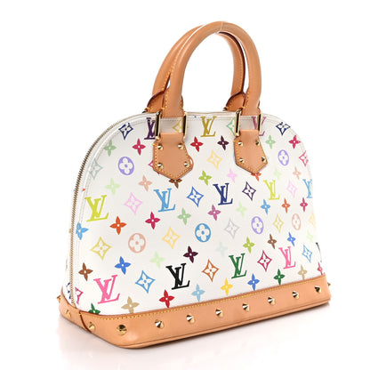 Louis Vuitton Monogram Multicolor Alma White 3 of 9