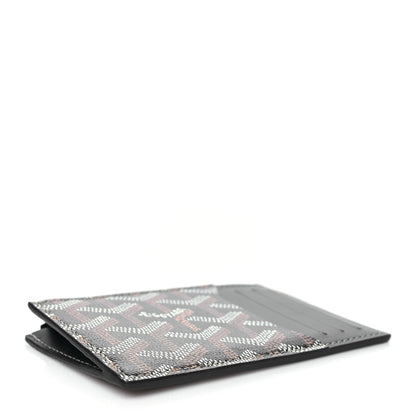 Goyard Goyardine Bourbon Zipped Card Holder Black 4 of 8