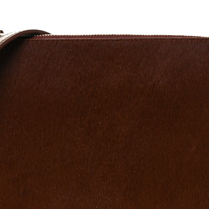 Khaite Ponyhair Lina Crossbody Bag Brown 7 of 9