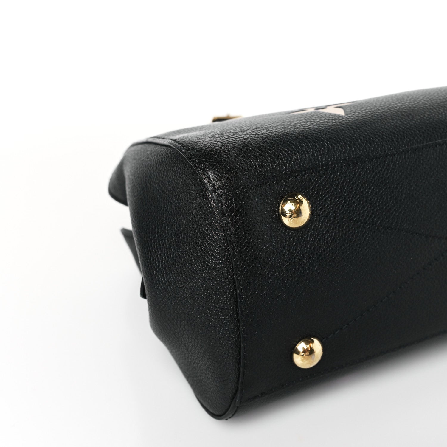 Louis Vuitton Empreinte Monogram Giant Montaigne BB Black Beige 7 of 8