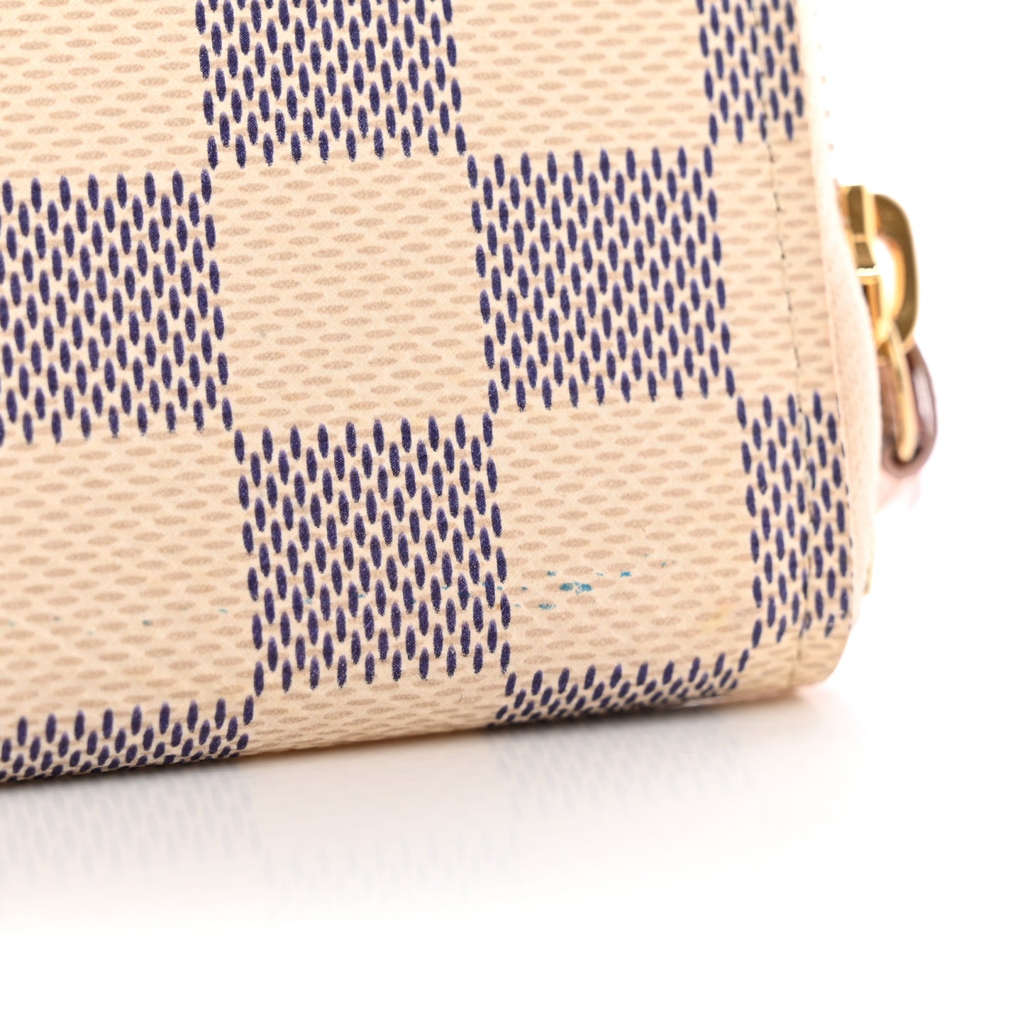 Damier Azur Clemence Wallet Rose Ballerine