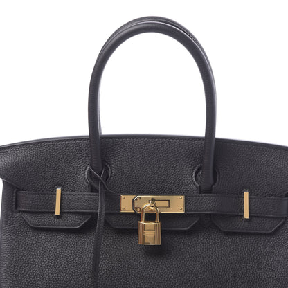 Hermes Togo Birkin 30 Black 7 of 10