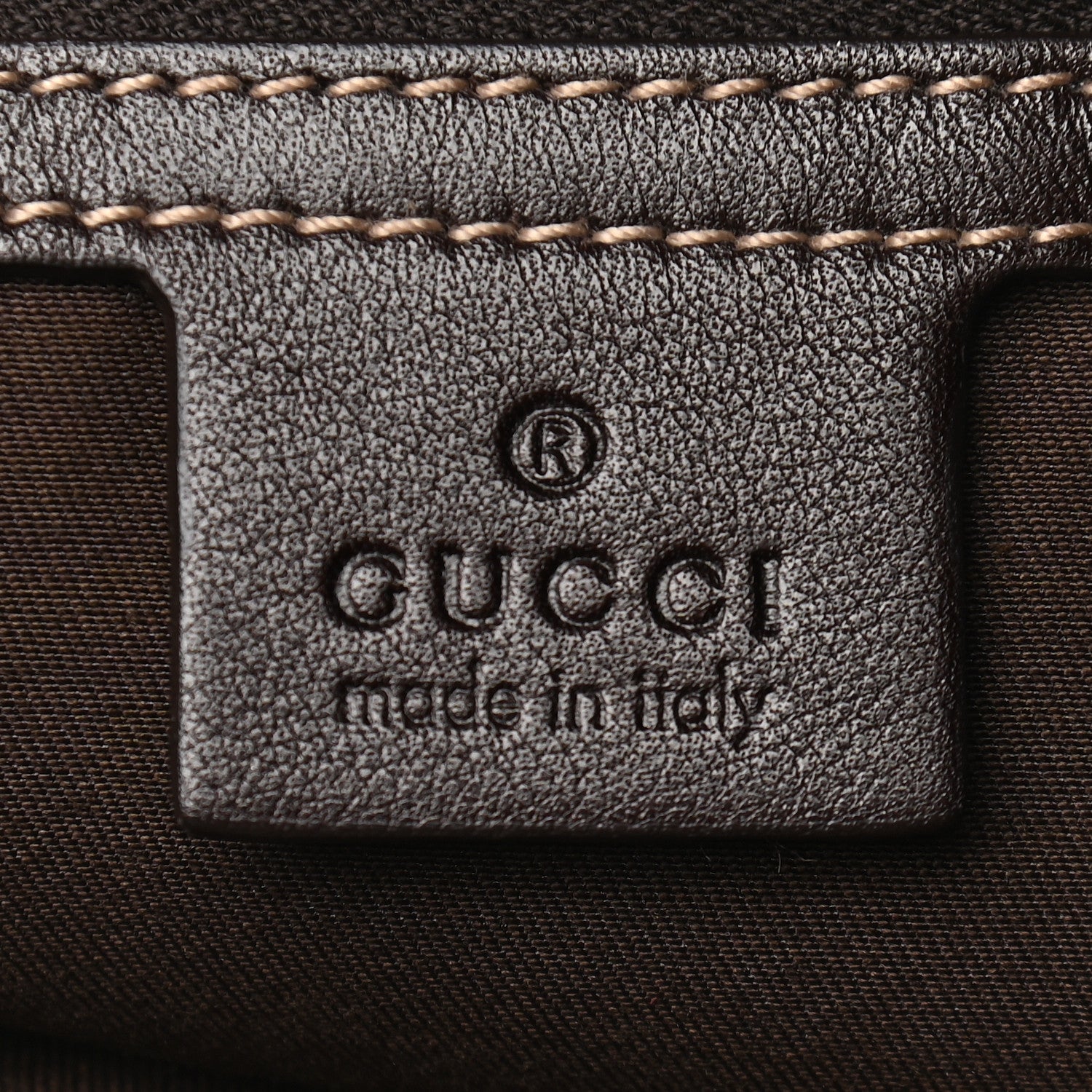 Gucci Monogram Large Wave Hobo Dark Brown 6 of 9