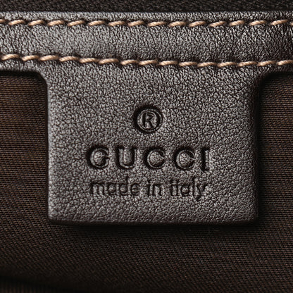 Gucci Monogram Large Wave Hobo Dark Brown 6 of 9