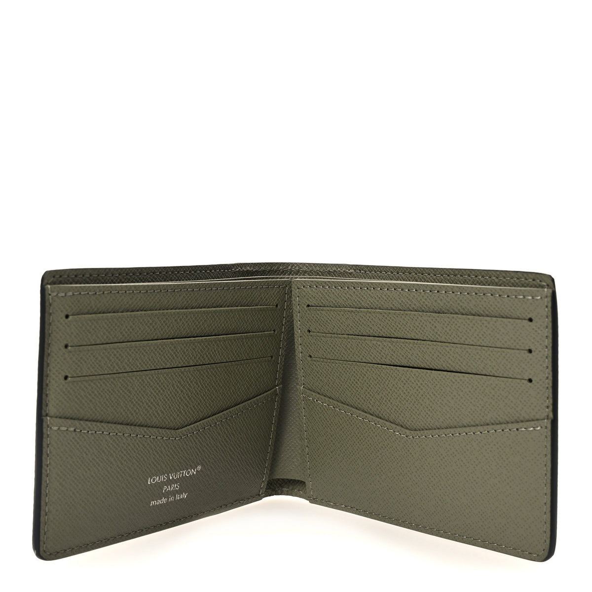 Monogram Eclipse Slender Wallet Khaki Green