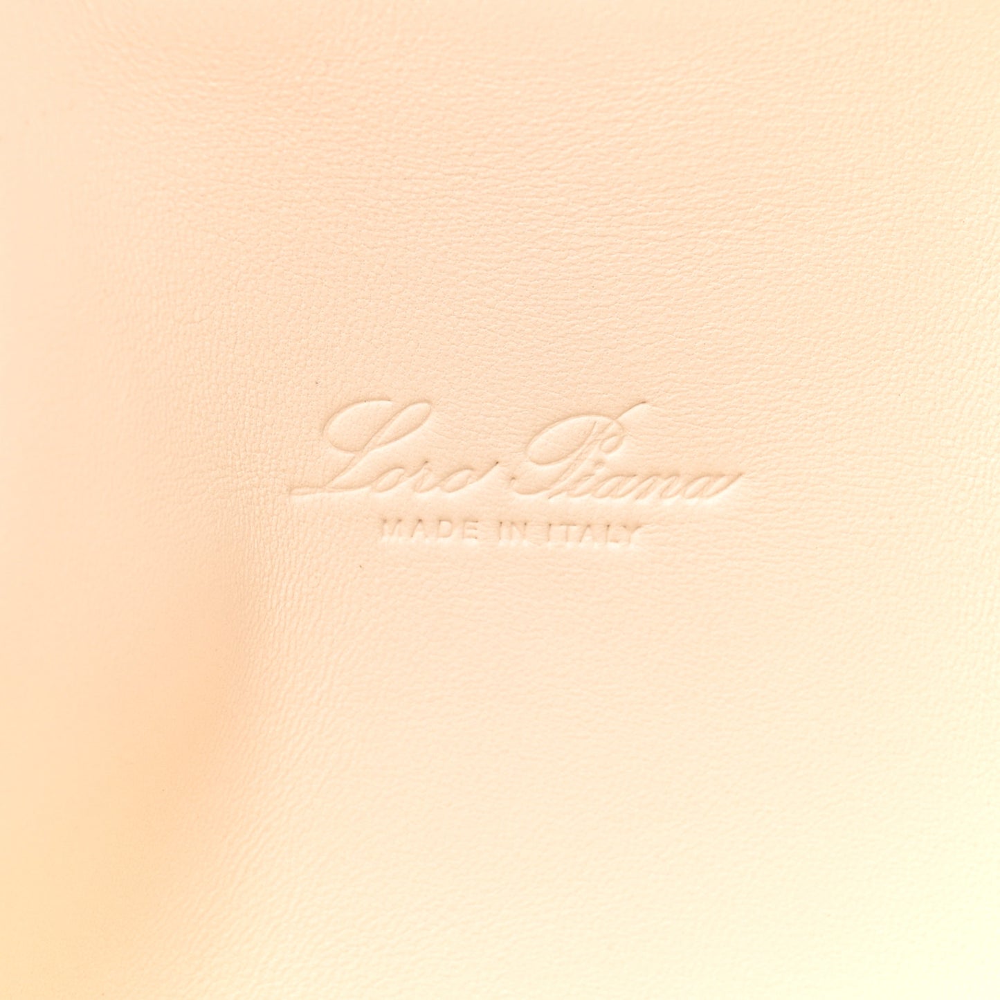 Grained Calfskin L19 Extra Pocket Pouch Whisper White