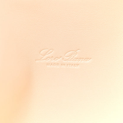 Loro Piana Grained Calfskin L19 Extra Pocket Pouch Whisper White 5 of 8