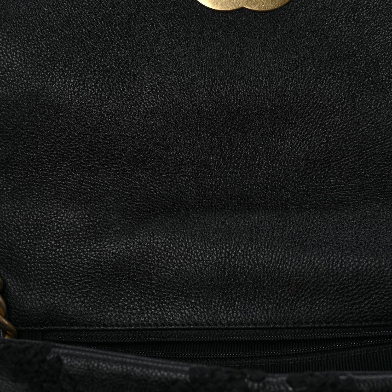 Chanel Calfskin Crochet Medium Chanel 19 Flap Black 9 of 9