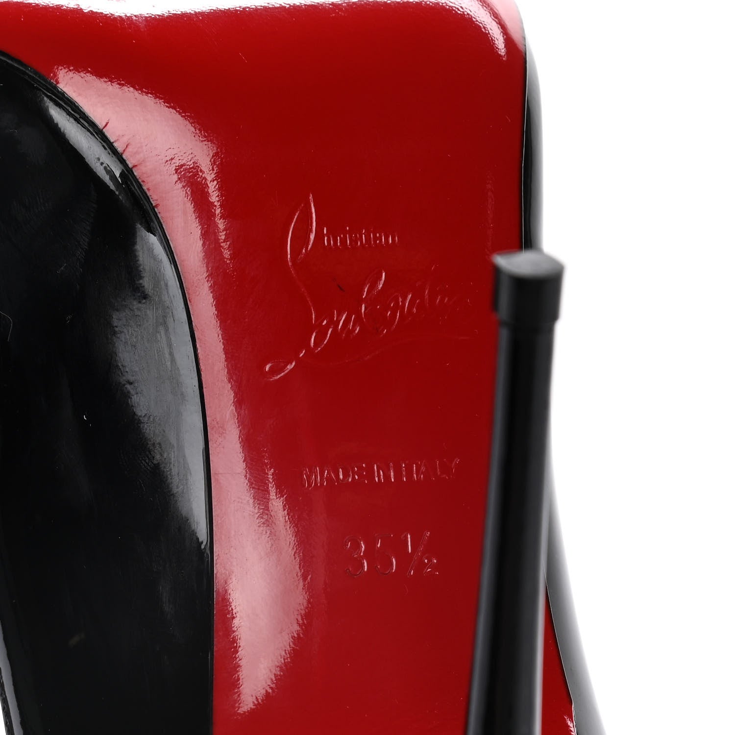 Christian Louboutin Patent Decollete 554 100 Pumps 35.5 Black 6 of 14