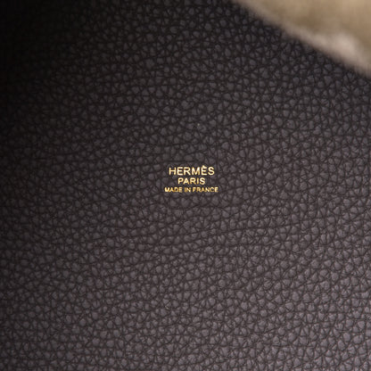 Hermes Taurillon Clemence Picotin Lock 22 MM Etain 7 of 12