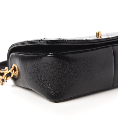 Chanel Shiny Lambskin Quilted Small Fashion Therapy Flap Black 6 of 11