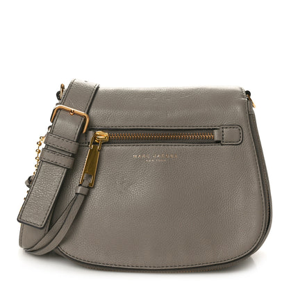 Marc Jacobs Pebbled Calfskin Recruit Nomad Crossbody Mink 1 of 10