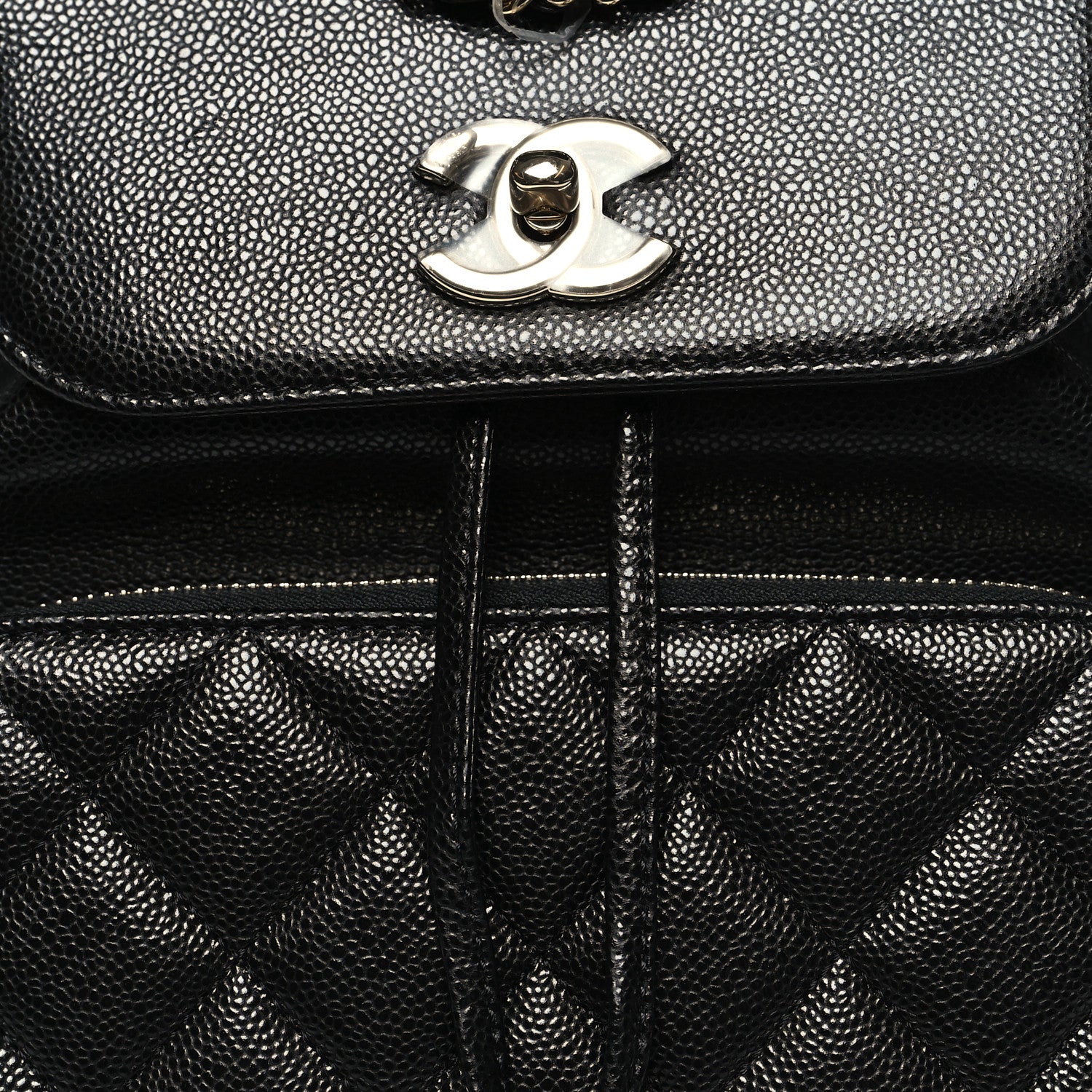 Chanel Caviar Quilted Business Affinity Backpack Black 8 of 10