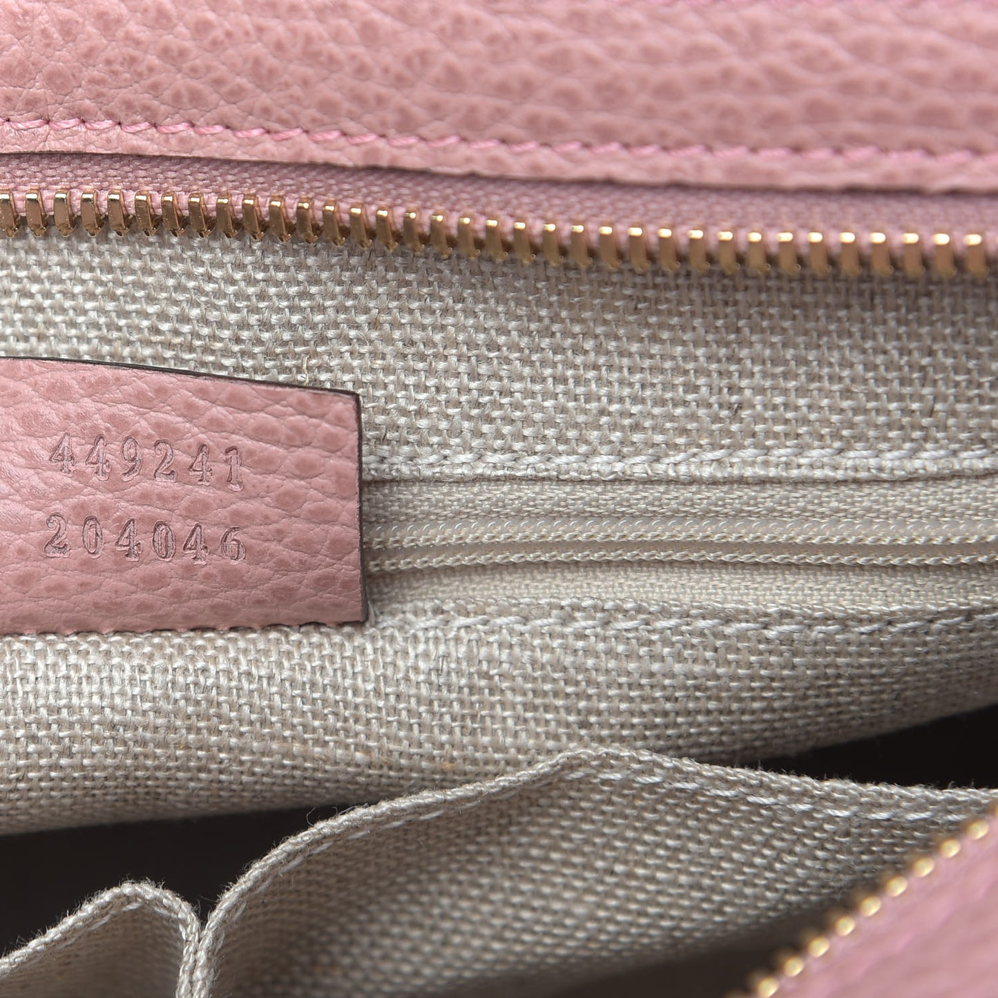 Monogram Small Bree Tote Beige Soft Pink