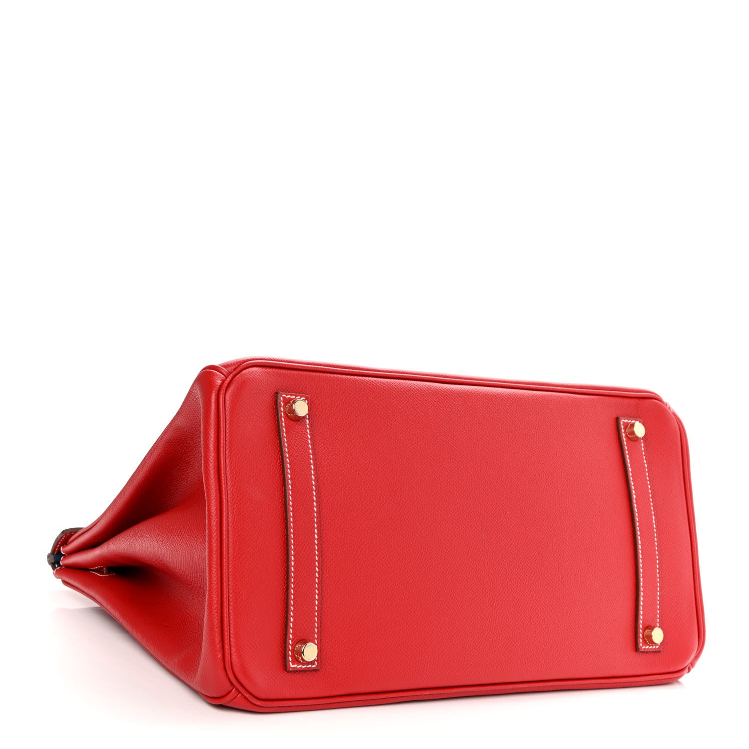 Hermes Epsom Candy Birkin 35 Rouge Casaque Bleu Thalassa 4 of 12