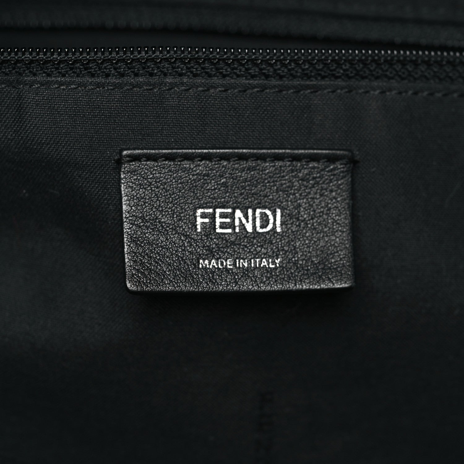 Fendi Nylon Vitello Dolce Elaphe Fox Fur Monster Eyes Backpack Black Natural Bordeaux Multicolor 6 of 10