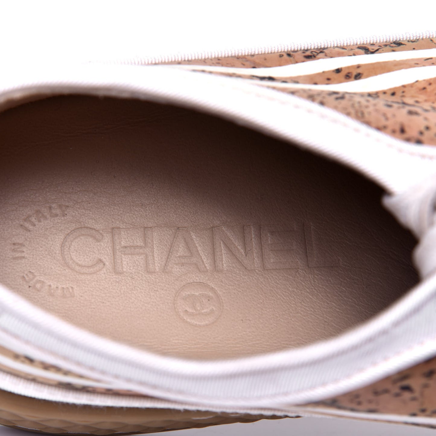 Cork Jetty Sneaker 37 Brown White