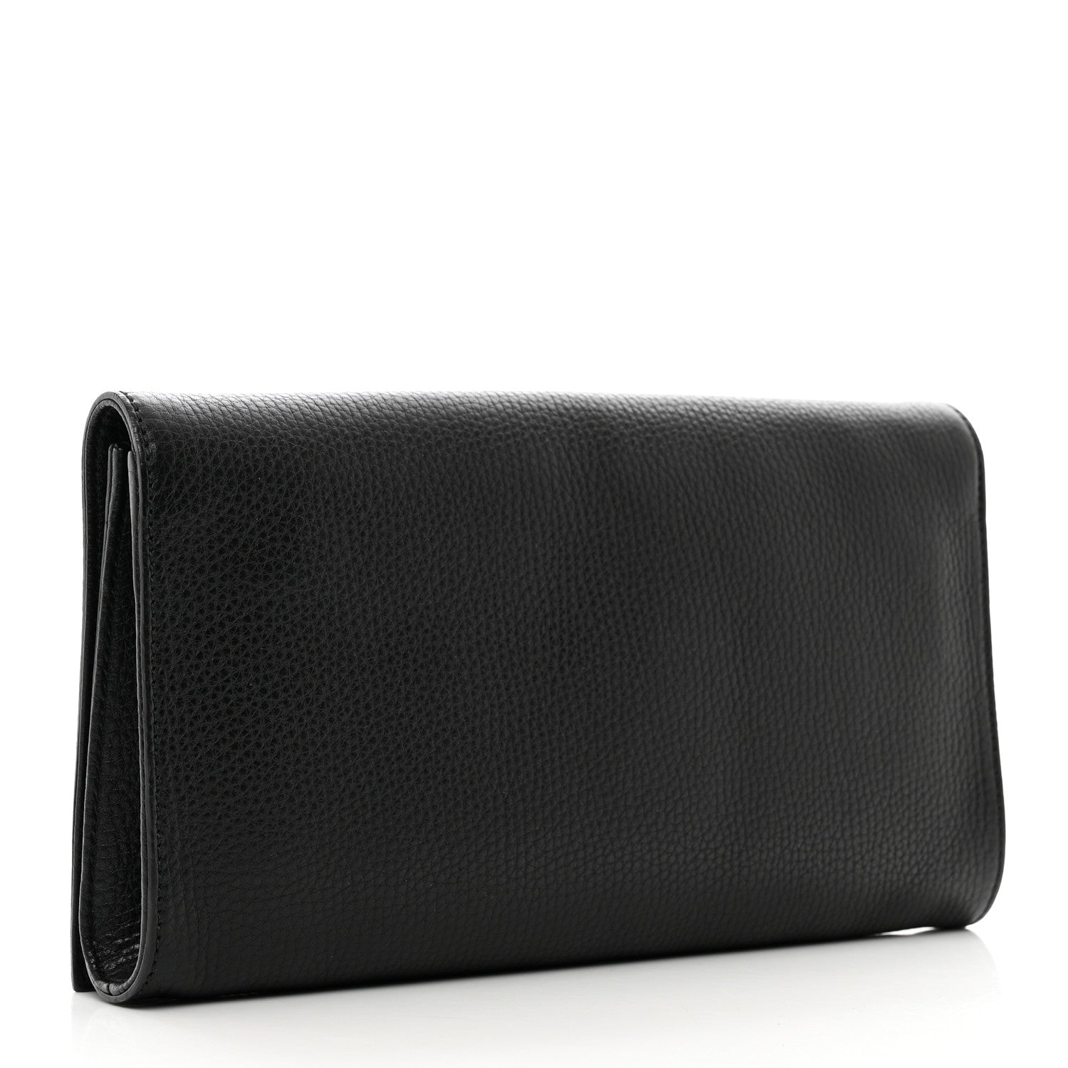 Gucci Pebbled Calfskin Medium Soho Clutch Black 3 of 7