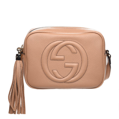 Gucci Pebbled Calfskin Small Soho Disco Bag Camelia 1 of 8