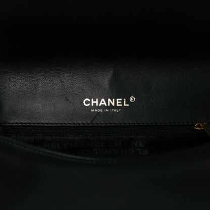 Chanel Calfskin Vertical Quilted Single Flap Black 6 of 8