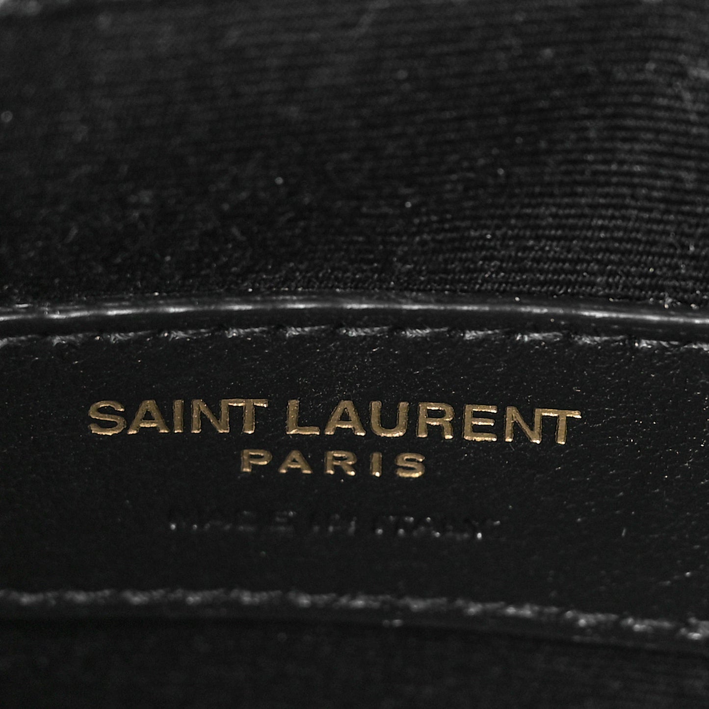 Smooth Shiny Calfskin Monogram Uptown Pouch Black
