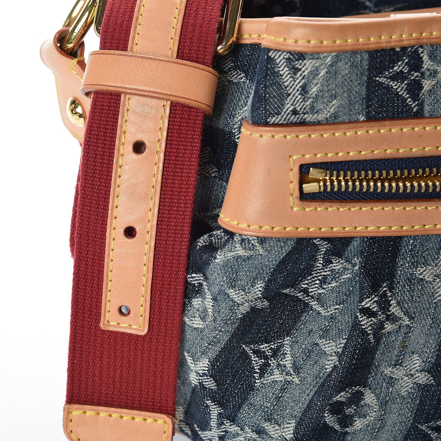 Denim Raye Porte Epaule MM