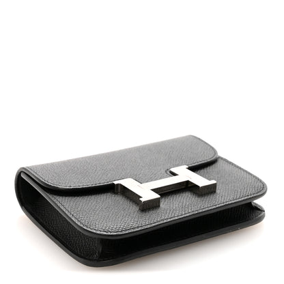 Hermes Epsom Constance Slim Wallet Black 5 of 7
