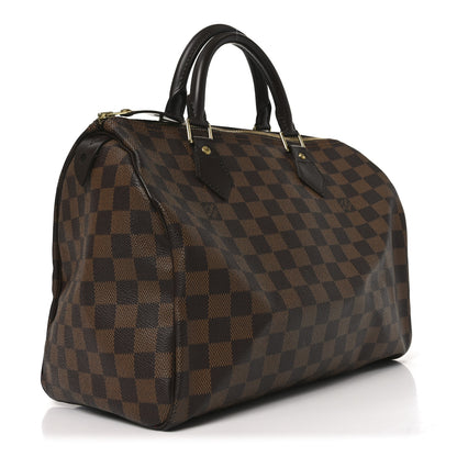 Louis Vuitton Damier Ebene Speedy 30 3 of 10