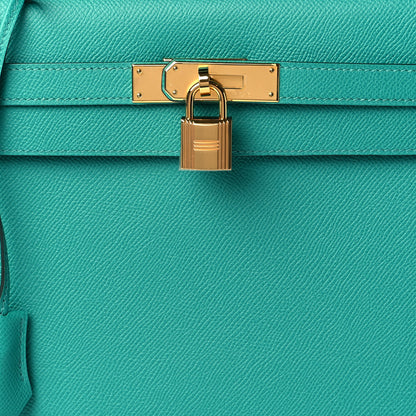 Hermes Epsom Kelly Sellier 32 Vert Verone 8 of 10