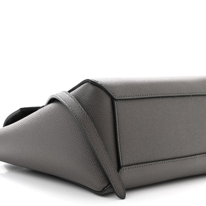 Celine Grained Calfskin Nano Belt Bag Grey 9 of 12