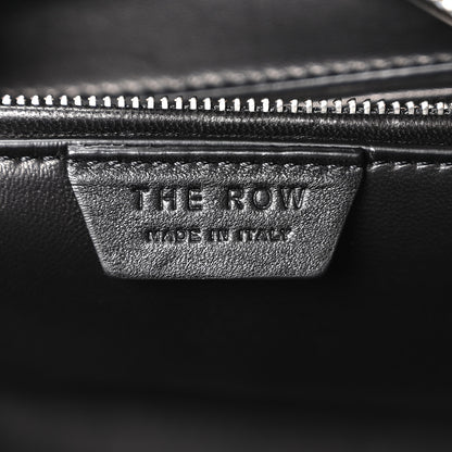 The Row Grained Calfskin East West Bowling Bag Black 6 of 9