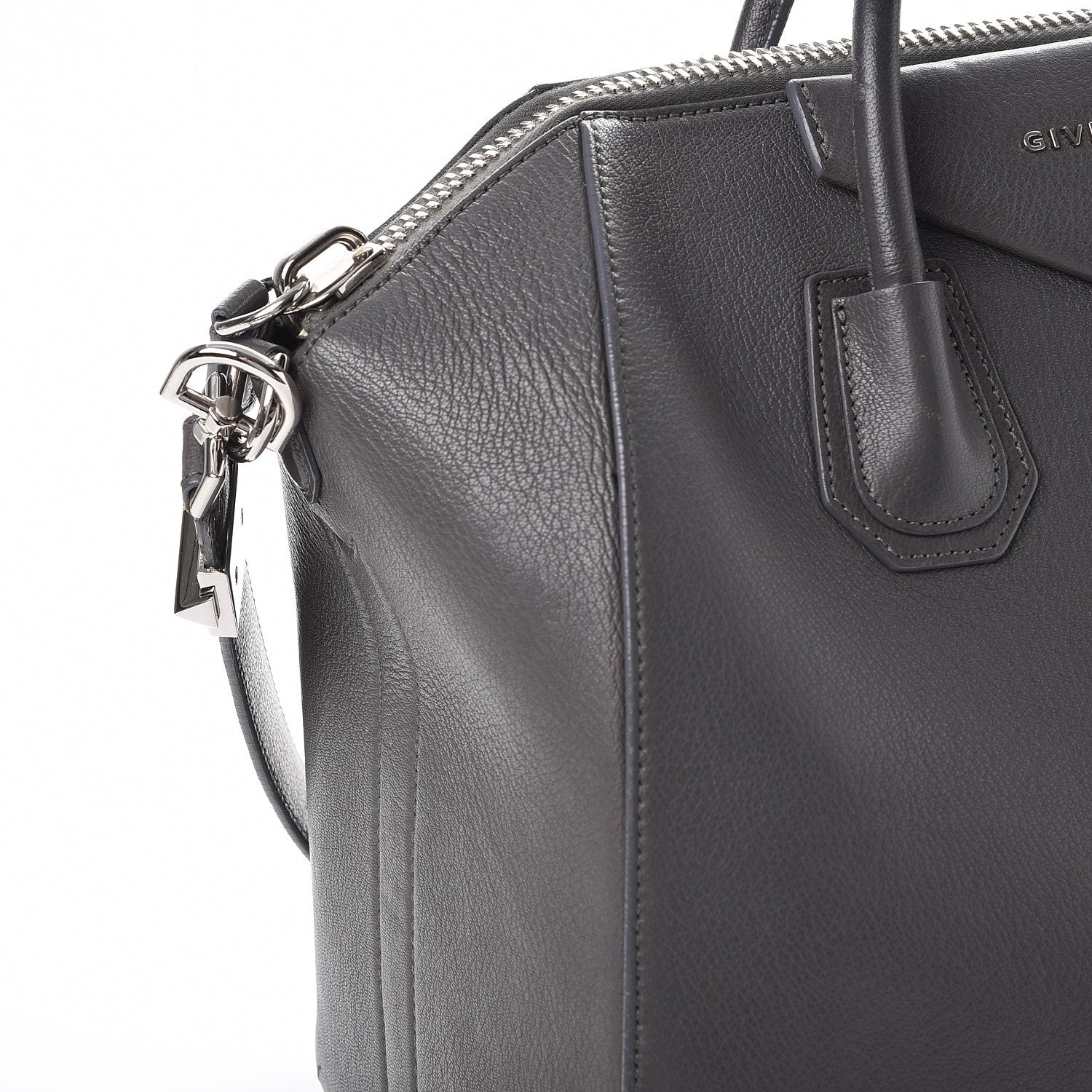 Givenchy Sugar Goatskin Medium Antigona Dark Grey 10 of 12