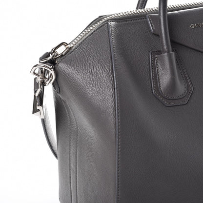 Givenchy Sugar Goatskin Medium Antigona Dark Grey 10 of 12