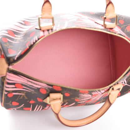Louis Vuitton Monogram Jungle Dots Speedy 30 Sugar Pink Poppy 5 of 12