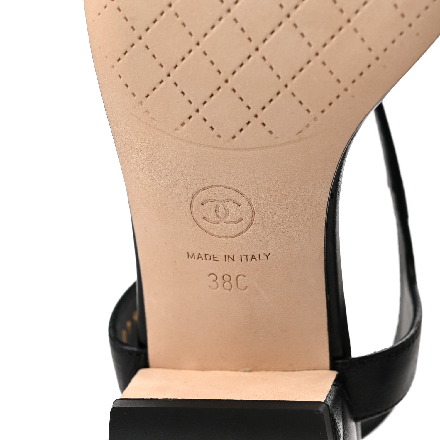 Chanel Goatskin Fantasy CC Crystal Thong Sandals 36 Black 6 of 8