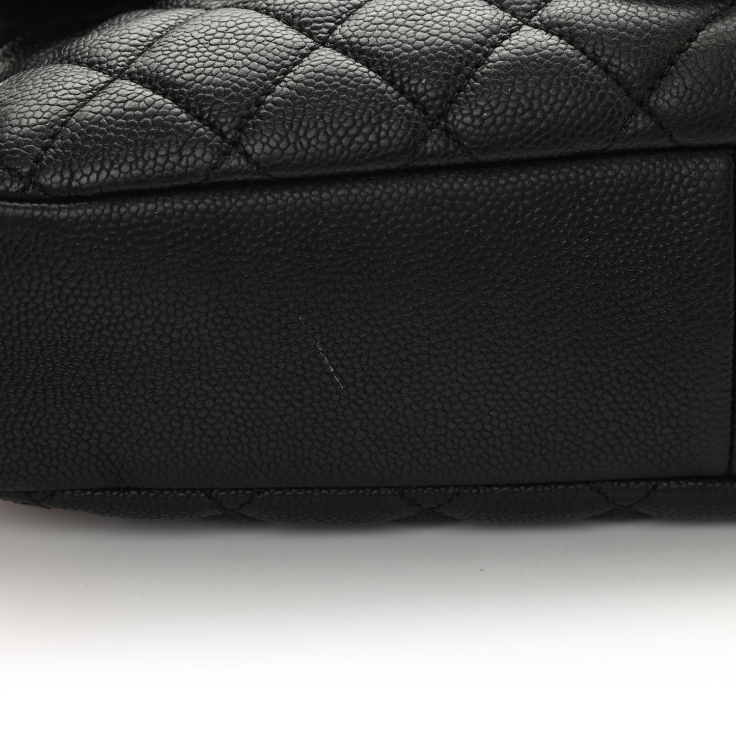 Caviar Quilted Jumbo Easy Flap Black