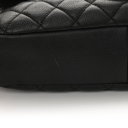 Chanel Caviar Quilted Jumbo Easy Flap Black 16 of 18