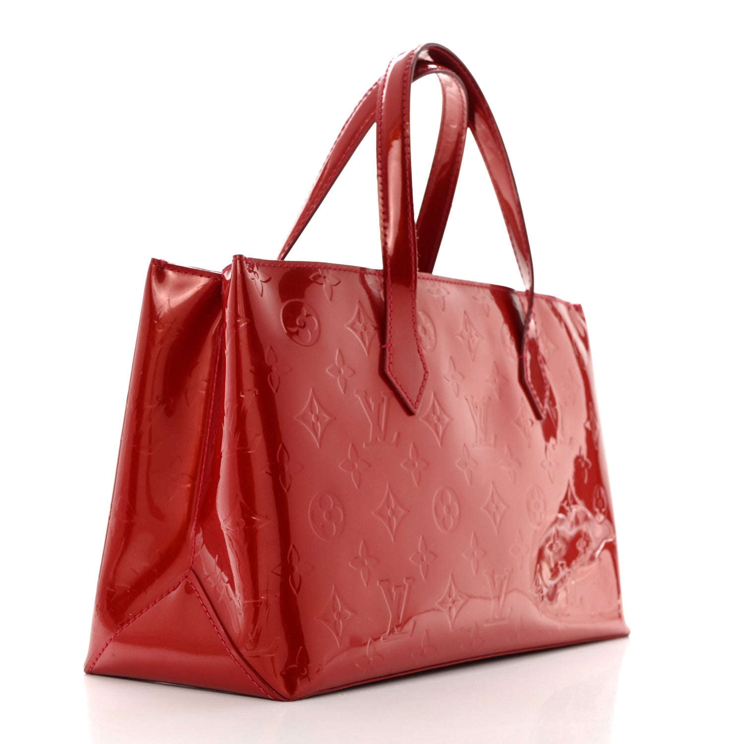 Louis Vuitton Vernis Wilshire PM Pomme D'Amour 2 of 9