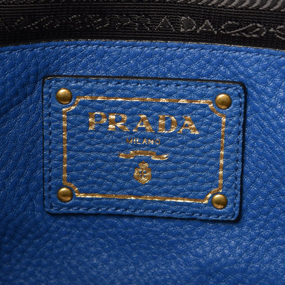 Prada Vitello Daino Tote Azzurro 6 of 13