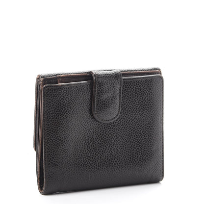 Chanel Caviar Timeless CC Compact French Wallet Brown 3 of 15