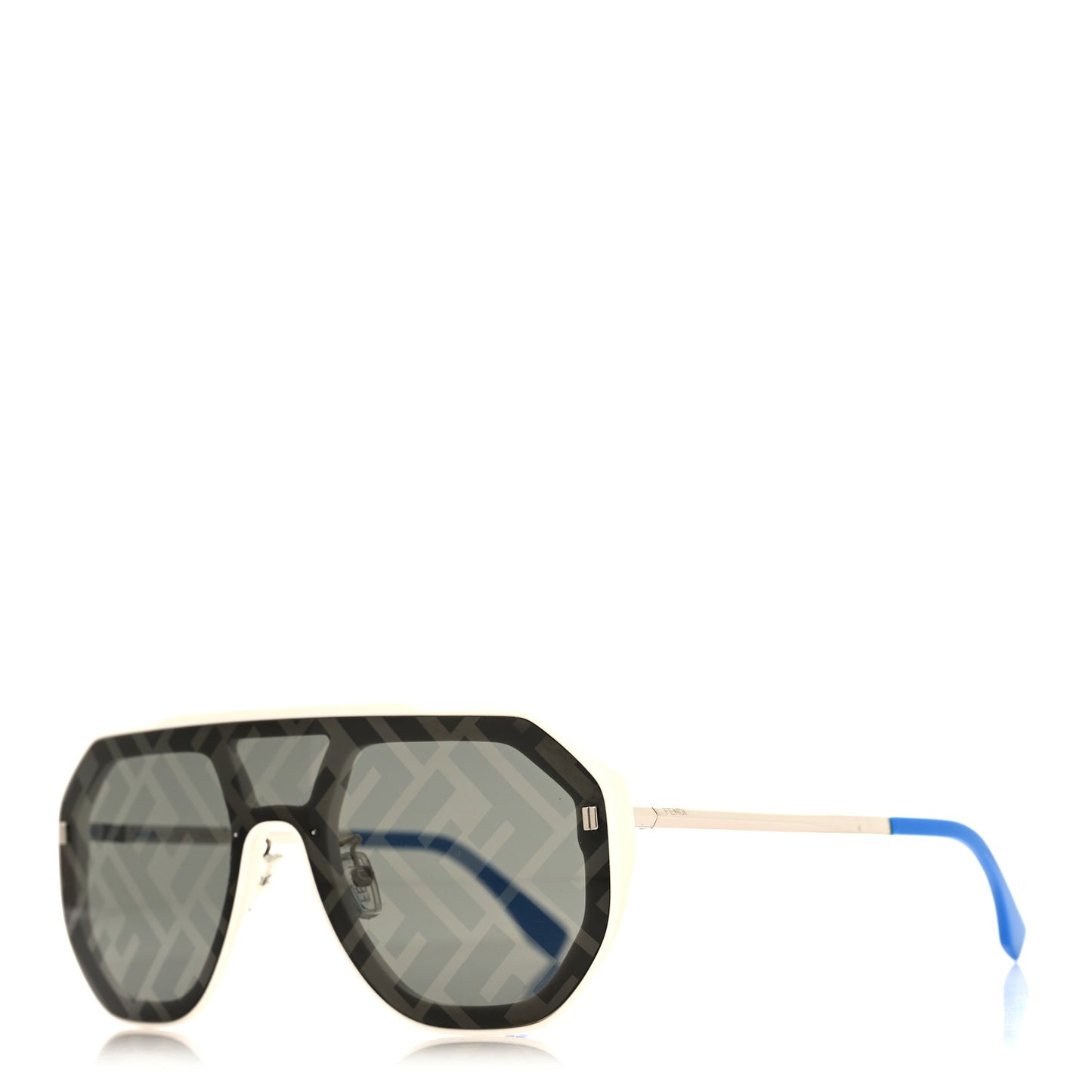 Acetate FF Aviator Sunglasses FE40006U Black Blue